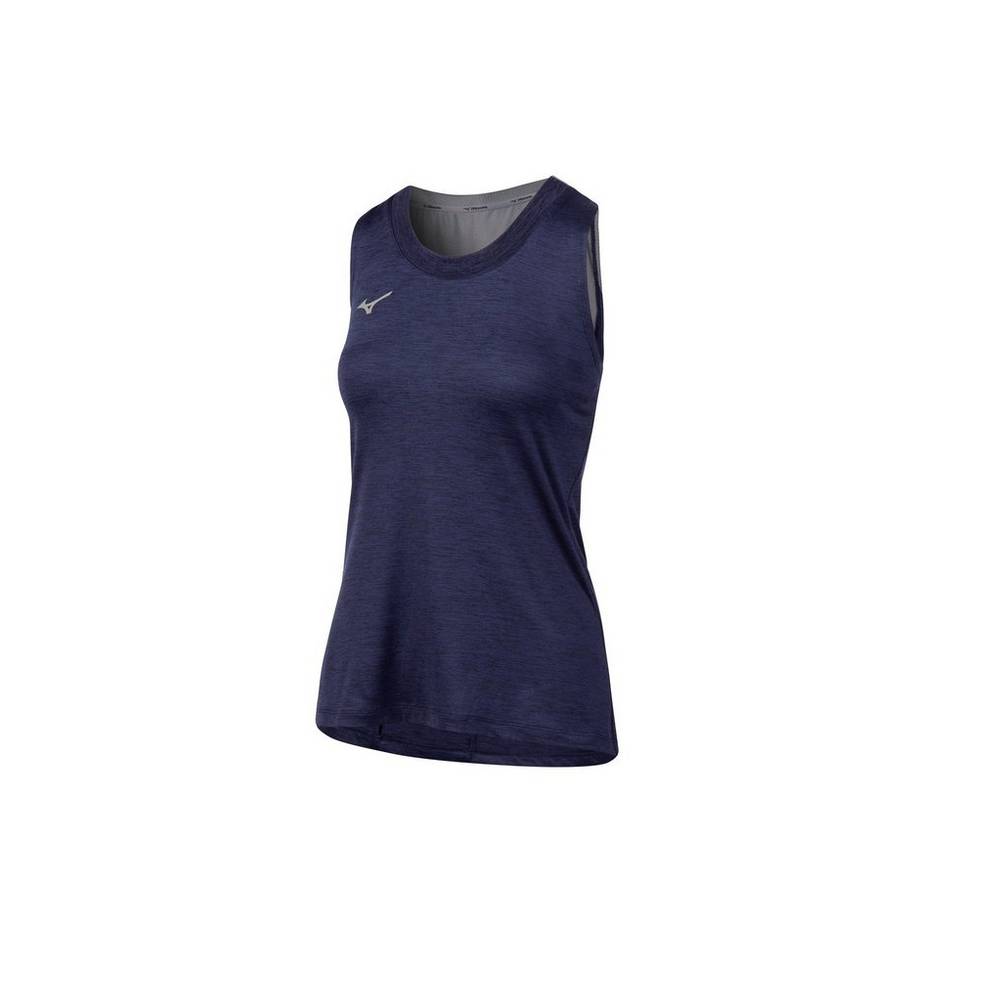 Damske Tank Top Mizuno Alpha Námornícka Modrá Vypredaj ZLYA80429
